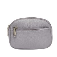 Lorenz Zip Round Coin Purse with Front Zip, Key Ring & Wrist Strap